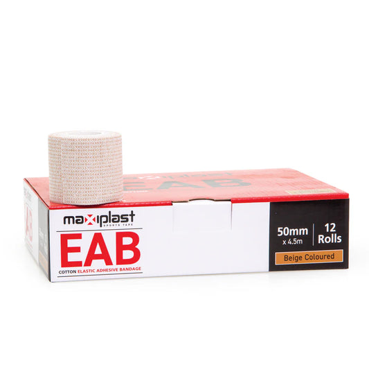 Maxiplast EAB Cotton Adhesive tape 5cm x 4.5m (BOX OF 12)