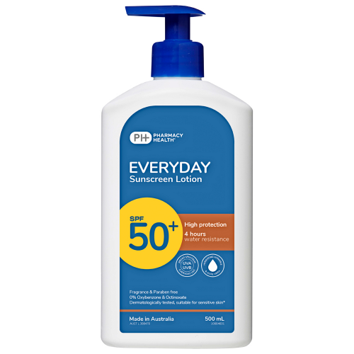 Pharmacy Health Sunscreen Everyday SPF50+ 500ml