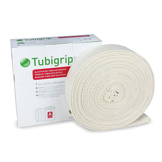 Tubigrip Elasticated Tubular Bandage - White  10M Roll
